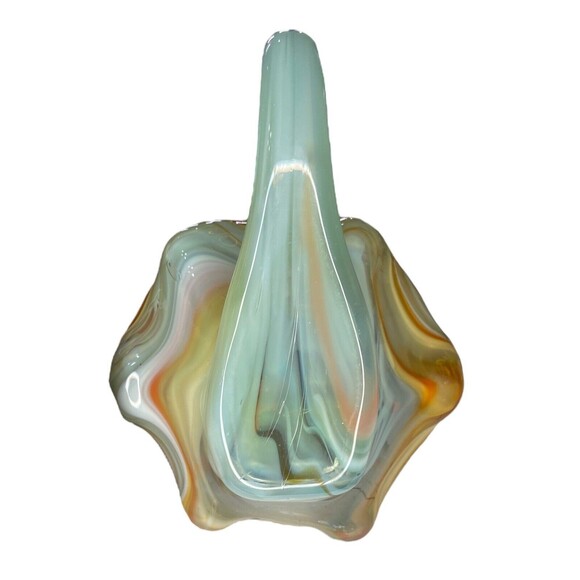 Vintage Mid-Century Modern Blown Art Glass Sooner Swan Bowl/Candy Dish/Planter - Picture 11 of 11